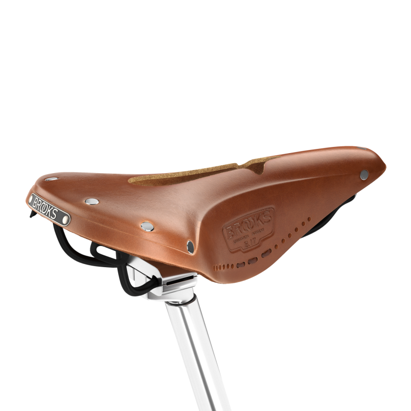 BROOKS B17 Narrow Carved - honey